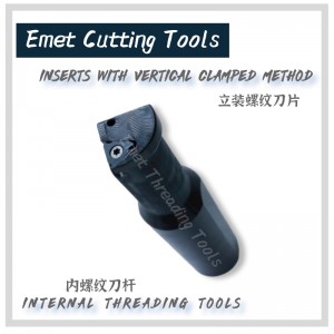 Emet Threading Tools/Internal Threading Tools/External Threading Tools/Insert can be clamped by both vertical and horizontal methods/Turning Tools